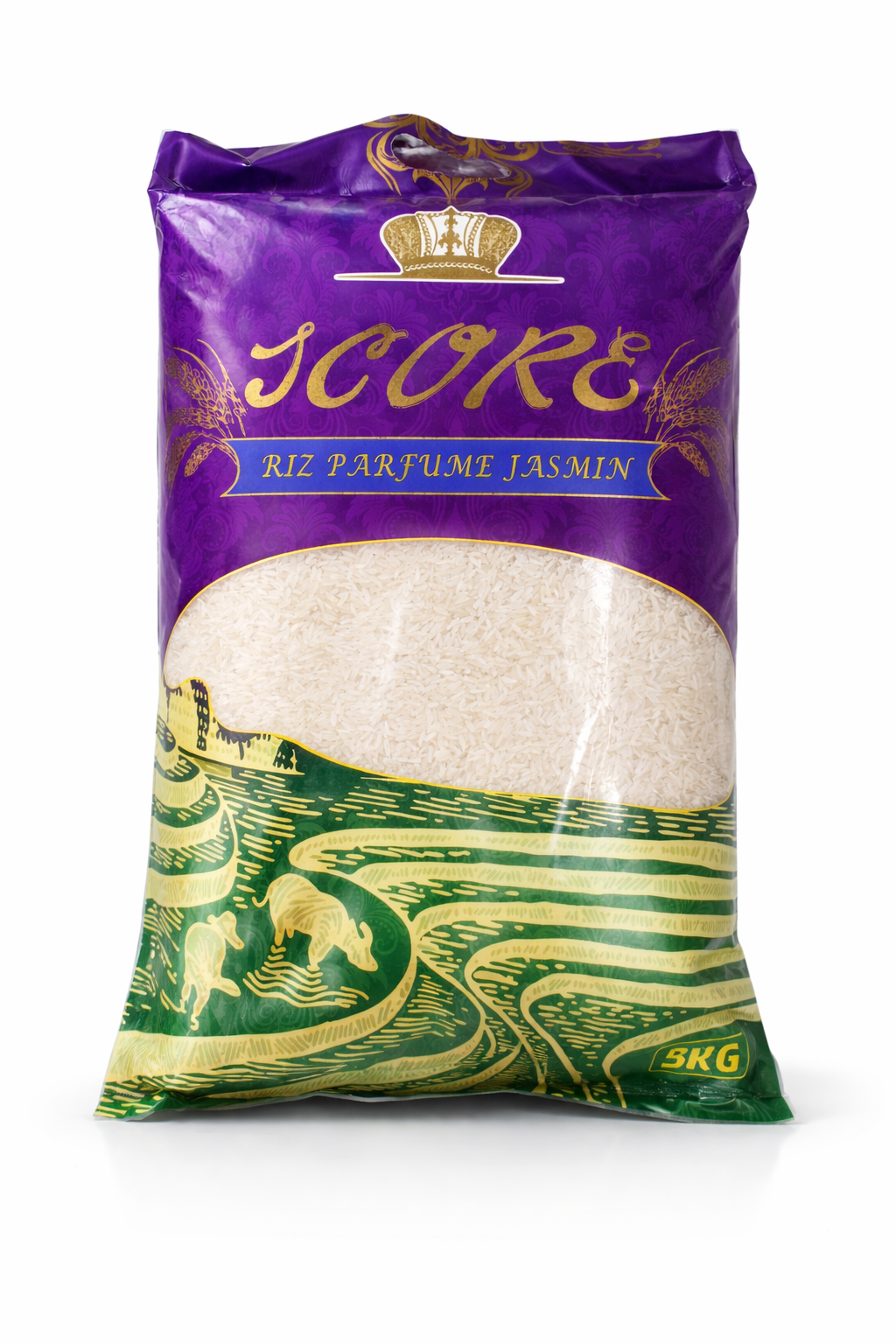 Riz Parfumé Jasmin 5kg - Epicerie Salée-Cuisine| Supermarche Dakar-Senegal